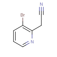 122851-60-9 2-(3-bromopyridin-2-yl)acetonitrile chemical structure