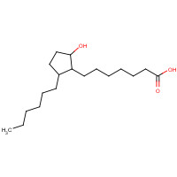 56695-65-9 7-(2-hexyl-5-hydroxycyclopentyl)heptanoic acid chemical structure