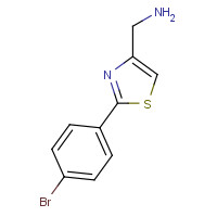89152-87-4 [2-(4-bromophenyl)-1,3-thiazol-4-yl]methanamine chemical structure