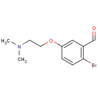 1198208-03-5 2-bromo-5-[2-(dimethylamino)ethoxy]benzaldehyde chemical structure