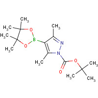 1073354-70-7 tert-butyl 3,5-dimethyl-4-(4,4,5,5-tetramethyl-1,3,2-dioxaborolan-2-yl)pyrazole-1-carboxylate chemical structure