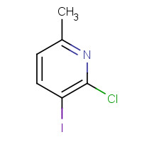 1214372-51-6 2-chloro-3-iodo-6-methylpyridine chemical structure