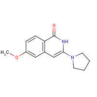 1409950-57-7 6-methoxy-3-pyrrolidin-1-yl-2H-isoquinolin-1-one chemical structure