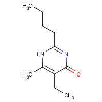 134076-06-5 2-butyl-5-ethyl-6-methyl-1H-pyrimidin-4-one chemical structure