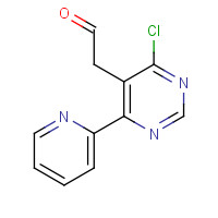 1456534-40-9 2-(4-chloro-6-pyridin-2-ylpyrimidin-5-yl)acetaldehyde chemical structure