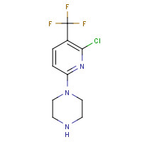 132834-56-1 1-[6-chloro-5-(trifluoromethyl)pyridin-2-yl]piperazine chemical structure