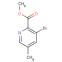1228880-68-9 methyl 3-bromo-5-methylpyridine-2-carboxylate chemical structure