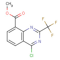 1357079-87-8 methyl 4-chloro-2-(trifluoromethyl)quinazoline-8-carboxylate chemical structure