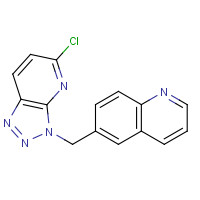 1313726-84-9 6-[(5-chlorotriazolo[4,5-b]pyridin-3-yl)methyl]quinoline chemical structure