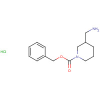1186663-23-9 benzyl 3-(aminomethyl)piperidine-1-carboxylate;hydrochloride chemical structure