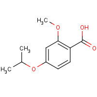 79128-13-5 2-methoxy-4-propan-2-yloxybenzoic acid chemical structure