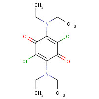 23019-38-7 2,5-dichloro-3,6-bis(diethylamino)cyclohexa-2,5-diene-1,4-dione chemical structure