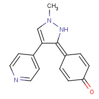 898563-26-3 4-(2-methyl-4-pyridin-4-yl-1H-pyrazol-5-ylidene)cyclohexa-2,5-dien-1-one chemical structure