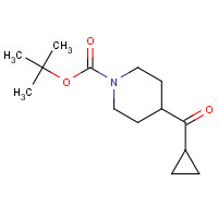1332455-34-1 tert-butyl 4-(cyclopropanecarbonyl)piperidine-1-carboxylate chemical structure