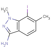 943603-10-9 7-iodo-1,6-dimethylindazol-3-amine chemical structure