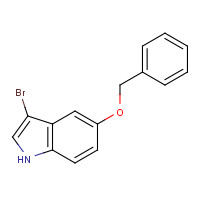 569337-39-9 3-bromo-5-phenylmethoxy-1H-indole chemical structure