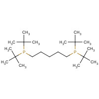 65420-68-0 ditert-butyl(5-ditert-butylphosphanylpentyl)phosphane chemical structure