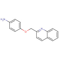 105326-95-2 4-(quinolin-2-ylmethoxy)aniline chemical structure