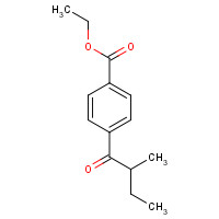 801303-26-4 ethyl 4-(2-methylbutanoyl)benzoate chemical structure