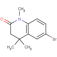 144583-92-6 6-bromo-1,4,4-trimethyl-3H-quinolin-2-one chemical structure