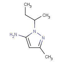 90206-23-8 2-butan-2-yl-5-methylpyrazol-3-amine chemical structure