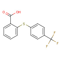 895-45-4 2-[4-(trifluoromethyl)phenyl]sulfanylbenzoic acid chemical structure