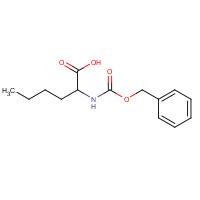 15027-13-1 2-(phenylmethoxycarbonylamino)hexanoic acid chemical structure