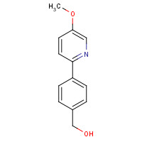 1160430-71-6 [4-(5-methoxypyridin-2-yl)phenyl]methanol chemical structure