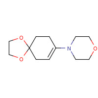 54621-20-4 4-(1,4-dioxaspiro[4.5]dec-7-en-8-yl)morpholine chemical structure