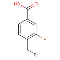 361456-46-4 4-(bromomethyl)-3-fluorobenzoic acid chemical structure