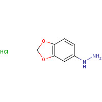 40483-63-4 1,3-benzodioxol-5-ylhydrazine;hydrochloride chemical structure