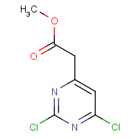 1048389-52-1 methyl 2-(2,6-dichloropyrimidin-4-yl)acetate chemical structure