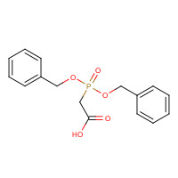 53243-58-6 2-bis(phenylmethoxy)phosphorylacetic acid chemical structure
