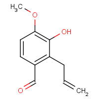 16273-13-5 3-hydroxy-4-methoxy-2-prop-2-enylbenzaldehyde chemical structure
