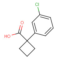 151157-55-0 1-(3-chlorophenyl)cyclobutane-1-carboxylic acid chemical structure