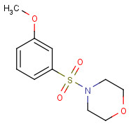 173681-63-5 4-(3-methoxyphenyl)sulfonylmorpholine chemical structure