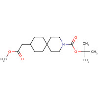 1346229-41-1 tert-butyl 9-(2-methoxy-2-oxoethyl)-3-azaspiro[5.5]undecane-3-carboxylate chemical structure