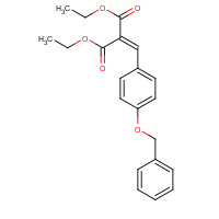 53361-40-3 diethyl 2-[(4-phenylmethoxyphenyl)methylidene]propanedioate chemical structure