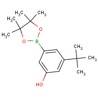 1402890-07-6 3-tert-butyl-5-(4,4,5,5-tetramethyl-1,3,2-dioxaborolan-2-yl)phenol chemical structure