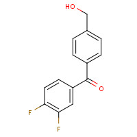 1017598-62-7 (3,4-difluorophenyl)-[4-(hydroxymethyl)phenyl]methanone chemical structure