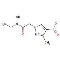1257553-66-4 N-ethyl-N-methyl-2-(3-methyl-4-nitropyrazol-1-yl)acetamide chemical structure