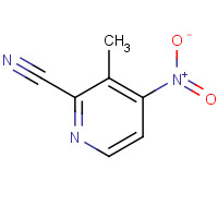 30235-13-3 3-methyl-4-nitropyridine-2-carbonitrile chemical structure
