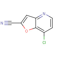 220992-47-2 7-chlorofuro[3,2-b]pyridine-2-carbonitrile chemical structure