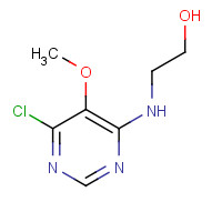 1309377-77-2 2-[(6-chloro-5-methoxypyrimidin-4-yl)amino]ethanol chemical structure