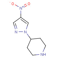 1211589-62-6 4-(4-nitropyrazol-1-yl)piperidine chemical structure
