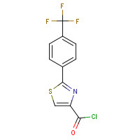 857284-28-7 2-[4-(trifluoromethyl)phenyl]-1,3-thiazole-4-carbonyl chloride chemical structure