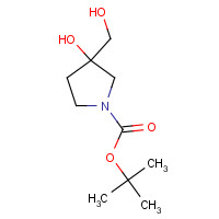 1393732-46-1 tert-butyl 3-hydroxy-3-(hydroxymethyl)pyrrolidine-1-carboxylate chemical structure