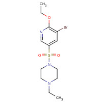 264920-27-6 1-(5-bromo-6-ethoxypyridin-3-yl)sulfonyl-4-ethylpiperazine chemical structure
