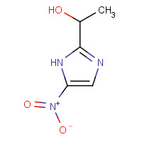 23424-43-3 1-(5-nitro-1H-imidazol-2-yl)ethanol chemical structure