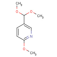 95652-83-8 5-(dimethoxymethyl)-2-methoxypyridine chemical structure